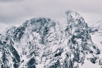 Mount Stenar in winter, Slovenia