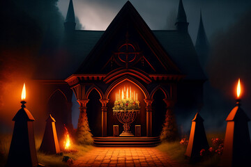 Halloween 2023 Background Ai Generate