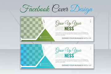 Facebook Cover Design. Colorful Creative and Minimal Facebook Cover Design. 