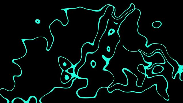 abstract liquify curva animation 