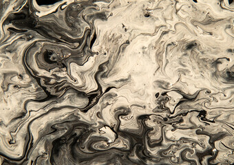 Tło abstrakcyjne. Farby akrylowe - pouring