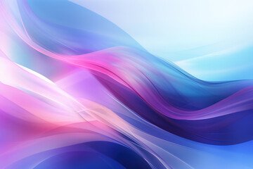 Abstract wave pink and blue background generative ai