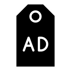 advertisement glyph 