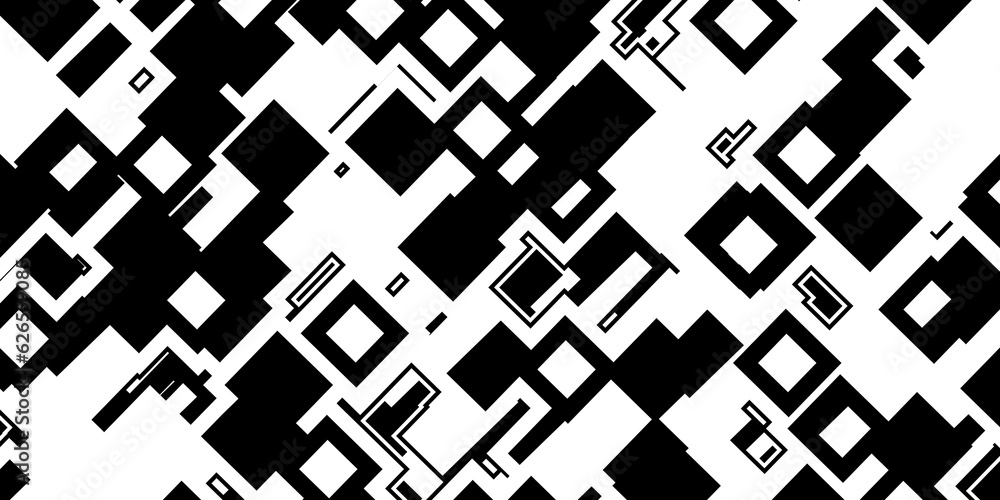 Poster abstract modern minimal black and white monochrome geometry polygon rectangle pattern texture