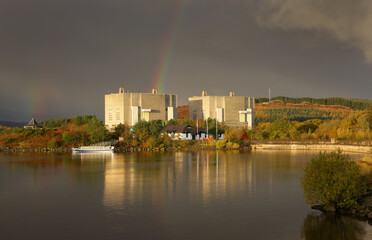 Naklejka premium Trawsfynydd Power Station