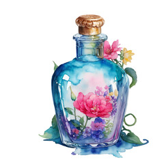 Enchanting Watercolor Alice in Wonderland Png Clipart: Printable Girls Borderland Fairytale Art, Perfect for Invitations, Prints, and Decor! Fantasy Junk Journal 