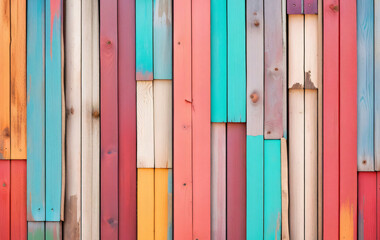 colorful wooden background