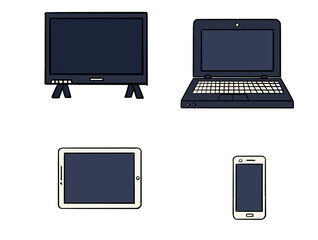 set of computer icons