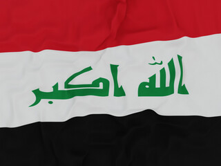 Naklejka premium Flag of Iraq