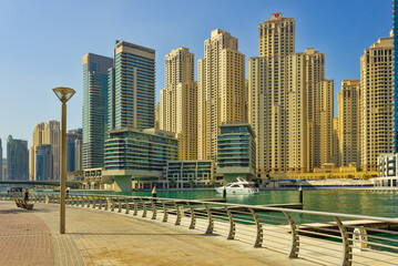 Yacht Club in Dubai Marina. UAE. November 16, 2012