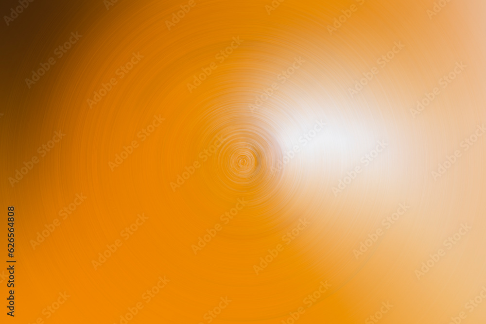 Poster abstract yellow and orange circular radial spin blur effect background. high resolution full frame a