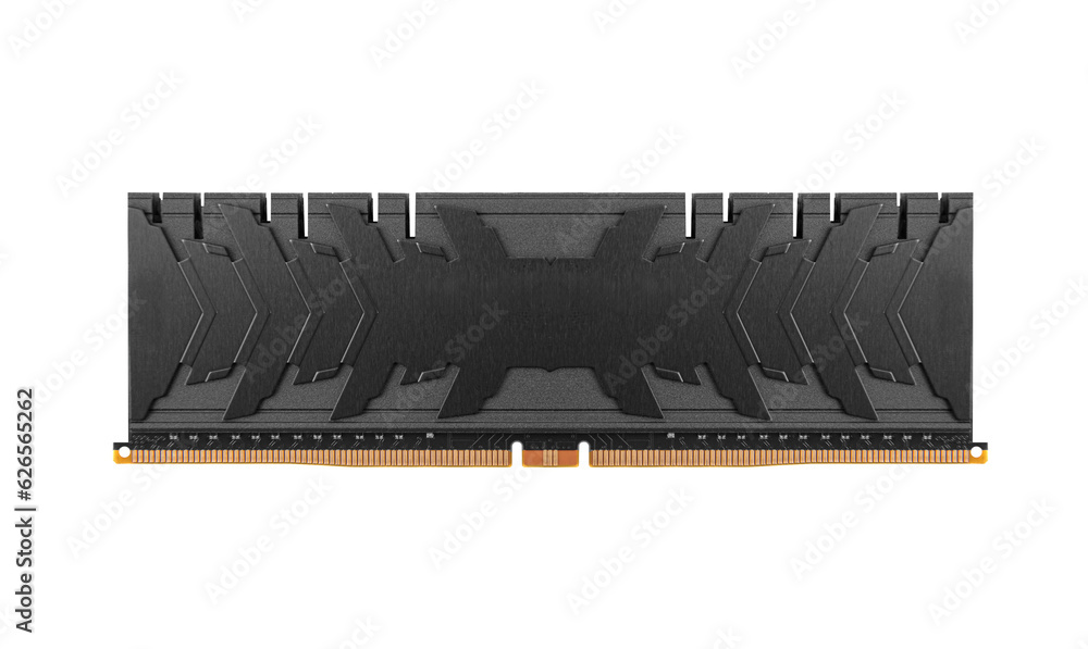 Poster ram of a personal computer on a white background.
