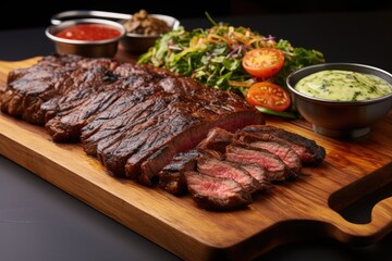 grilled beef steak
