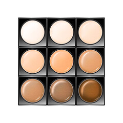 realistic cushion palette foundation packaging template. Vector Illustration EPS 10.