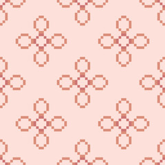 Obraz premium Ethnic Ikat fabric pattern geometric style. Ikat embroidery Ethnic oriental pattern rose gold pink gold background. Abstract,vector,illustration.Texture,clothing,frame,decoration,motif valentine.