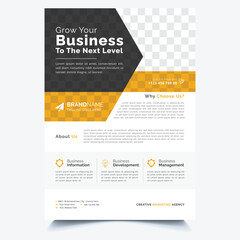 Corporate business flyer poster pamphlet brochure cover template design with red color on a4 paper size. For marketing, business proposal, promotion, advertise, publication, cover page