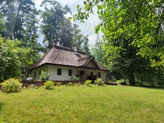 Fototapeta premium Kanev, Ukraine - the house of the caretaker of the grave of the writer and poet Taras Shevchenko