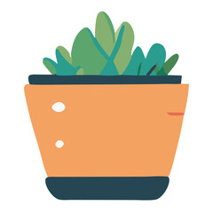 Pot plants.  AI generative