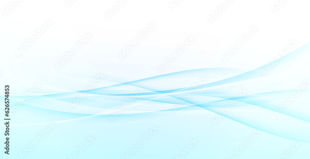 Canvas Prints bright blue elegant soft vivid speed lines border over light gradient background. vector illustratio