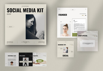 Social Media Kit Template
