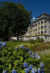 Spa Jeseník Priessnitz treatment house on the colonnade Czech Republic