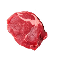 Fresh raw beef steak, Large piece of buffalo meat filet closeup