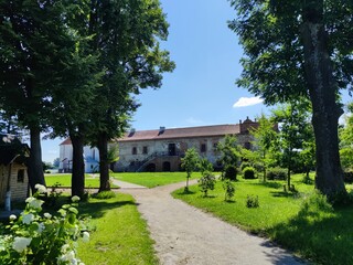journey to ancient castle, historical place, travel. castles Ukraine