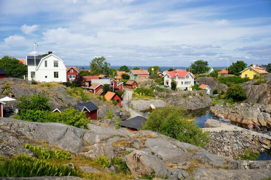 Landsort fishing village in Sweden