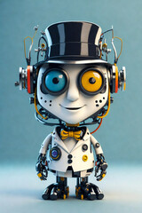 Realistic robot. Generative AI