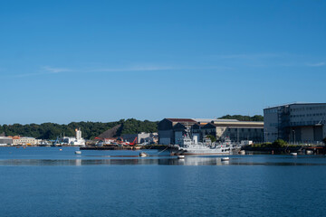 Fototapeta premium 長浦港の風景