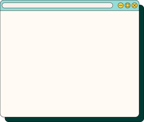 Obraz premium Desktop browser and dialog window templates. Computer user interface elements