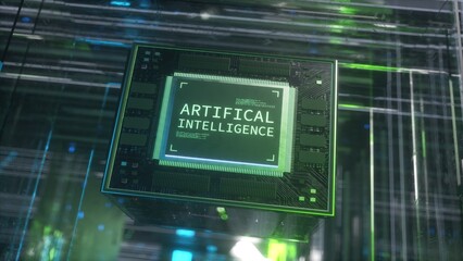 Abstract Concept of Artificial Intelligence