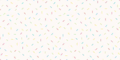 Slats personalizados com sua foto Sprinkle vector seamless pattern background