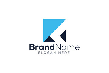 Fototapeta premium Minimal Awesome Creative Letter L arrow logo design vector template