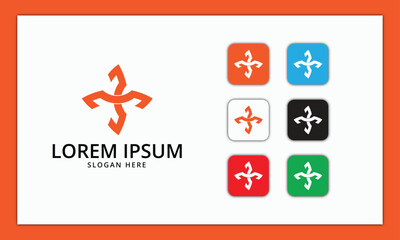 logo design. Modern abstract background.