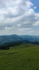 Fototapeta na wymiar top of the Carpathians. nature of Ukraine, mountain Zakhar Berkut
