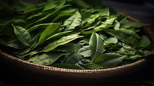 green coca leaves generative ai