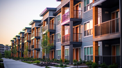 sale of new apartments in a residential complex generative ai