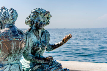 The statue 