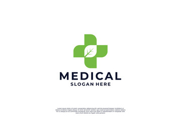 Medical Cross Logo design, Health Logo Design, Healthcare Symbol, Health Clinic Logo.