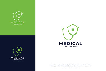 Healthcare Medical Logo design. Medicine and medical symbol.