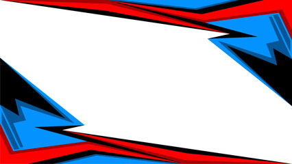 Abstract background design with sharp and colorful shapes