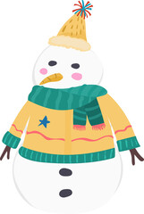 Snowman for christmas decoration