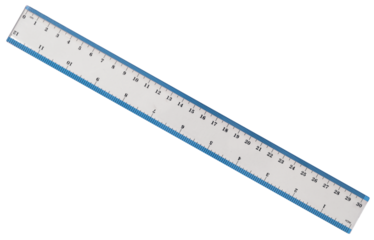 ruler isolated on white