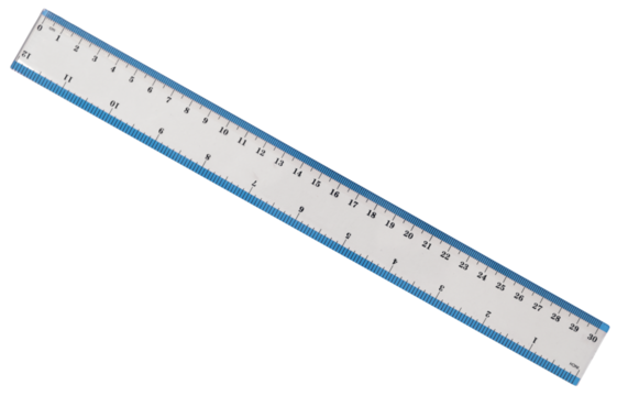 ruler isolated on white