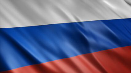 Russia National Flag, High Quality Waving Flag Image 