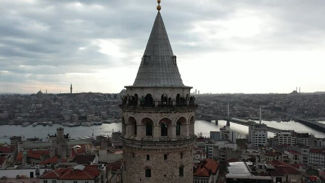 İstanbul Galata Tower Drone Shooting 