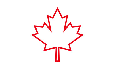 Maple Leaf Icon Canada Maple Leaf Set | Maple Leaves Icon Canadian Vector Illustration Logo | Maple-Leaf Icon Isolated Maple Leaf Collection