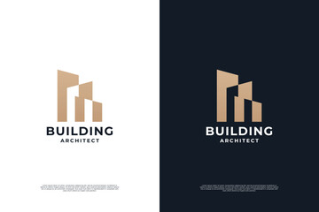 Building logo design inspiration. Symbol for construction, apartment, architecture