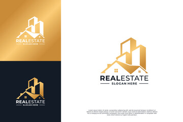 Modern Home Real estate logo design.